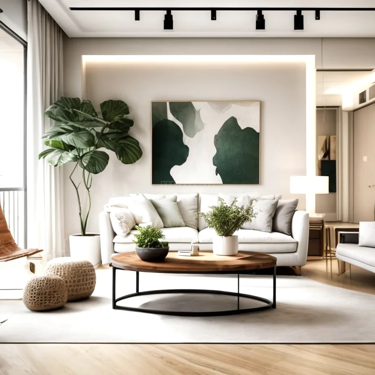 Innenansicht LuxNaro Premium-Wohnung mit moderner Einrichtung